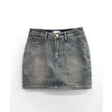 デニムミニスカート インナーパンツ付き スカパン | Riff | 詳細画像31 