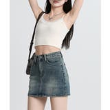 デニムミニスカート インナーパンツ付き スカパン | Riff | 詳細画像5 