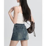 デニムミニスカート インナーパンツ付き スカパン | Riff | 詳細画像7 