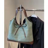 異素材切り替えトートバッグ リボン ハンドバッグ | Riff | 詳細画像19