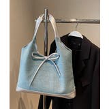 異素材切り替えトートバッグ リボン ハンドバッグ | Riff | 詳細画像22