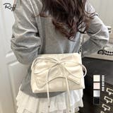 フロントリボンショルダーバッグ チェーンバッグ クラッチバッグ | Riff | 詳細画像1