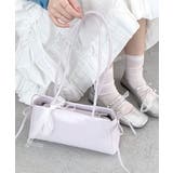 レースリボンショルダーバッグ トートバッグ ハンドバッグ | Riff | 詳細画像24