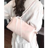 ピンク | レースリボンショルダーバッグ トートバッグ ハンドバッグ | Riff