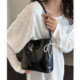 パールリボンチャーム付きショルダーバッグ トートバッグ ハンドバッグ | Riff | 詳細画像2