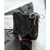 パールリボンチャーム付きショルダーバッグ トートバッグ ハンドバッグ | Riff | 詳細画像5