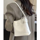 パールリボンチャーム付きショルダーバッグ トートバッグ ハンドバッグ | Riff | 詳細画像8