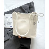 パールリボンチャーム付きショルダーバッグ トートバッグ ハンドバッグ | Riff | 詳細画像9