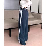 ウエストサイドレースワイドパンツ サイド刺繍 イージーパンツ | Riff | 詳細画像15 