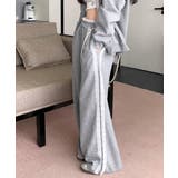 ウエストサイドレースワイドパンツ サイド刺繍 イージーパンツ | Riff | 詳細画像3 