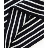 ホルターネックボーダーニットタンクトップ リブニット バイカラー | Riff | 詳細画像21 