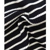 ホルターネックボーダーニットタンクトップ リブニット バイカラー | Riff | 詳細画像22 