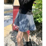 フレアデニムショートパンツ カットオフ 切りっぱなし | Riff | 詳細画像12 