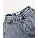 フレアデニムショートパンツ カットオフ 切りっぱなし | Riff | 詳細画像23 