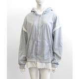 レースジップパーカー オーバーサイズ ビッグサイズ | Riff | 詳細画像13 