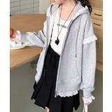 レースジップパーカー オーバーサイズ ビッグサイズ | Riff | 詳細画像8 