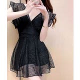 レースワンピース水着 カシュクール フリル | Riff | 詳細画像12 