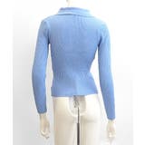 ダブルジップトップス リブニット カーディガン | Riff | 詳細画像22 