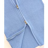 ダブルジップトップス リブニット カーディガン | Riff | 詳細画像24 