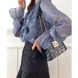 フリルシアーリボンブラウス ボウタイ ラッフルフリル | Riff | 詳細画像12 