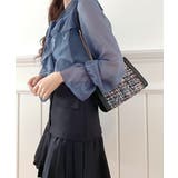 フリルシアーリボンブラウス ボウタイ ラッフルフリル | Riff | 詳細画像17 