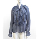 フリルシアーリボンブラウス ボウタイ ラッフルフリル | Riff | 詳細画像22 