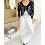 フリルレースカーディガン ショート丈 リボン | Riff | 詳細画像30 