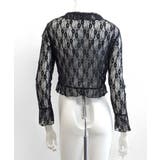 フリルレースカーディガン ショート丈 リボン | Riff | 詳細画像38 