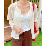 アイボリー | シアーニットカーディガン ニットカーデ サマーニット | Riff