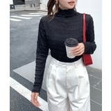 メロウハイネックシアートップス フリル レース | Riff | 詳細画像13 