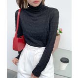 メロウハイネックシアートップス フリル レース | Riff | 詳細画像17 