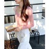 スクエアネックリブトップス リブニット 薄手ニット | Riff | 詳細画像15 