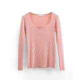 スクエアネックリブトップス リブニット 薄手ニット | Riff | 詳細画像35 