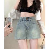 デニムミニスカート ショート丈スカート 切りっぱなし | Riff | 詳細画像6 