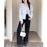 ツイードジャケット ノーカラージャケット フリンジ | Riff | 詳細画像18