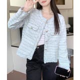 ツイードジャケット ノーカラージャケット フリンジ | Riff | 詳細画像19