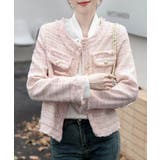 ツイードジャケット ノーカラージャケット フリンジ | Riff | 詳細画像26