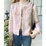 ツイードジャケット ノーカラージャケット フリンジ | Riff | 詳細画像29