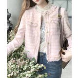 ツイードジャケット ノーカラージャケット フリンジ | Riff | 詳細画像30