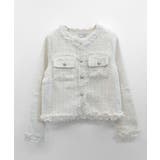 ツイードジャケット ノーカラージャケット フリンジ | Riff | 詳細画像38