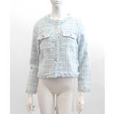 ツイードジャケット ノーカラージャケット フリンジ | Riff | 詳細画像41