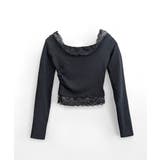 レース切り替えオフショル ワンショル ストレッチ | Riff | 詳細画像23 