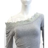 レース切り替えオフショル ワンショル ストレッチ | Riff | 詳細画像29 