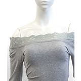 レース切り替えオフショル ワンショル ストレッチ | Riff | 詳細画像30 