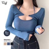 金具付きボレロ＆ホルターキャミソール レイヤード 重ね着 | Riff | 詳細画像1 