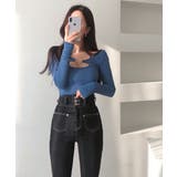 金具付きボレロ＆ホルターキャミソール レイヤード 重ね着 | Riff | 詳細画像14 