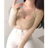 金具付きボレロ＆ホルターキャミソール レイヤード 重ね着 | Riff | 詳細画像20 