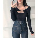 金具付きボレロ＆ホルターキャミソール レイヤード 重ね着 | Riff | 詳細画像3 