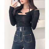 金具付きボレロ＆ホルターキャミソール レイヤード 重ね着 | Riff | 詳細画像4 