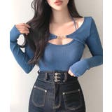 金具付きボレロ＆ホルターキャミソール レイヤード 重ね着 | Riff | 詳細画像9 